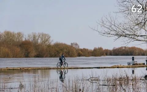 На сколько поднялась река ока в рязани