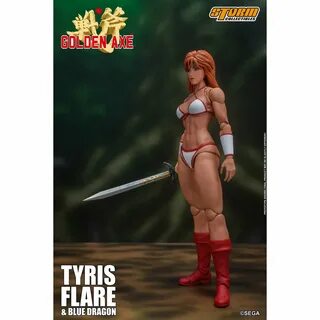 Golden Axe Tyris Flare and Blue Dragon 1:12 Scale Action Figure.