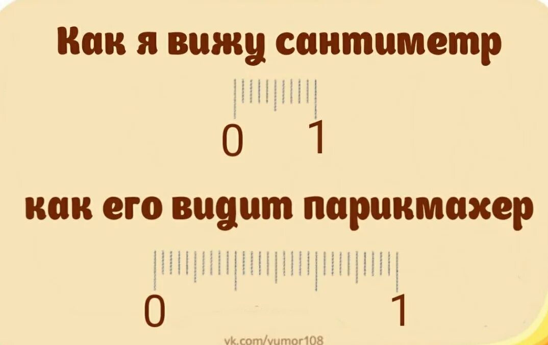 Видеть 5 22. Как вижу сантиметр я как видит парикмахер. Как видит парикмахер 1 см. Как видит см парикмахер. Как видит 5 см парикмахер.