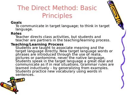 Teaching approaches