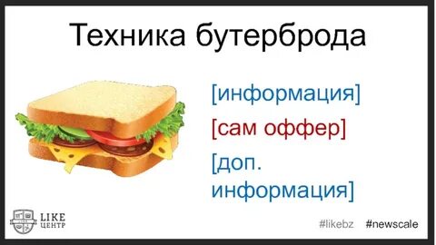 Сэндвич техника
