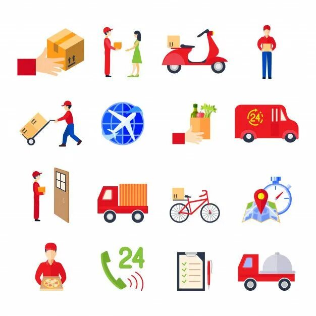 Delivery set