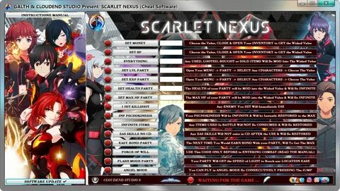 Scarlet nexus cheats