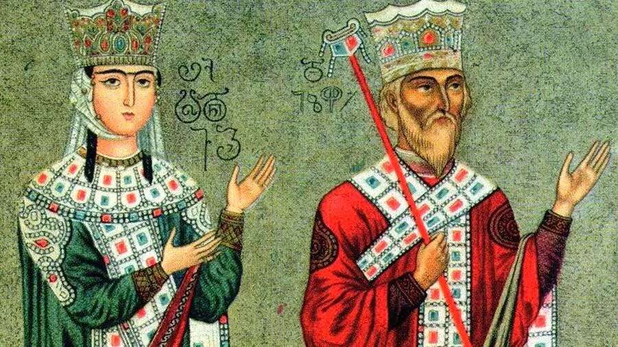 Имя казначея царицы тамары 4 букв подсказка. Икона царицы тамары грузинской.