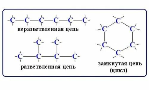 Линейная цепь углеродных атомов. Углеродный скелет органической молекулы. Линейные Цепочки углеродного скелета. Виды цепей между атомами углерода.