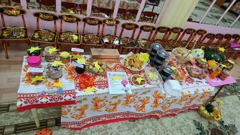 Как оформить стол на ярмарку в школе