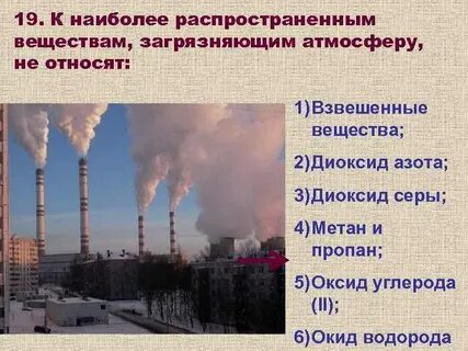 Азота загрязнения атмосферы