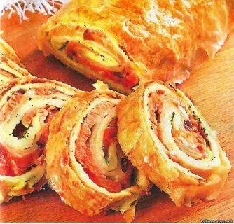 Рулетики из теста с сыром рецепт