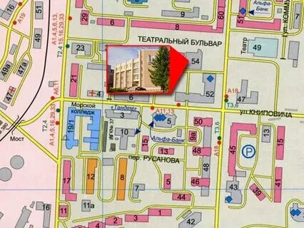 Театральная карта города