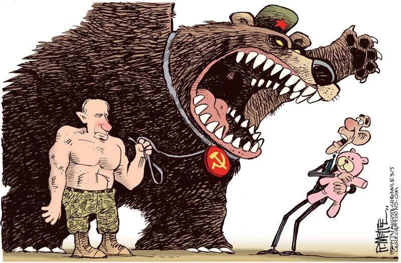 Почему европа боится. Русский медведь карикатуры. Антироссийские карикатуры. Карикатуры на русских на западе. Западные карикатуры на Россию.