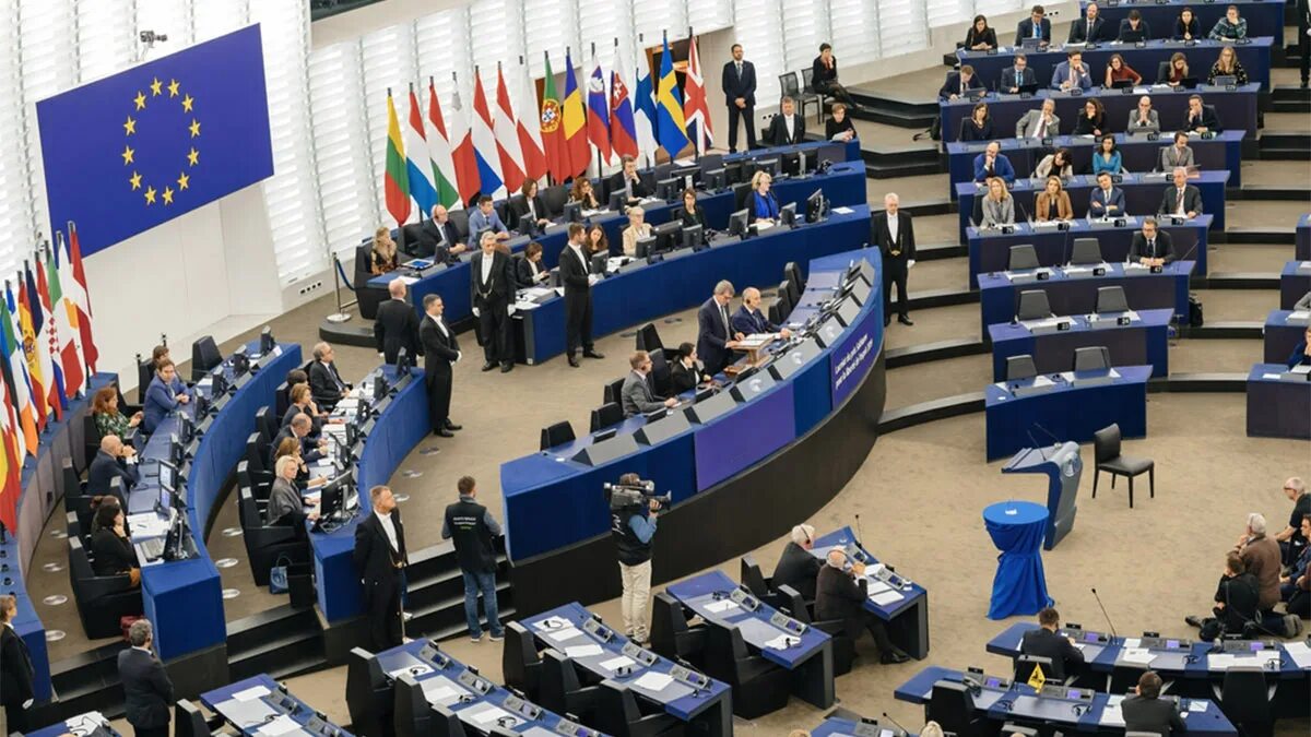 Выступление в европарламенте