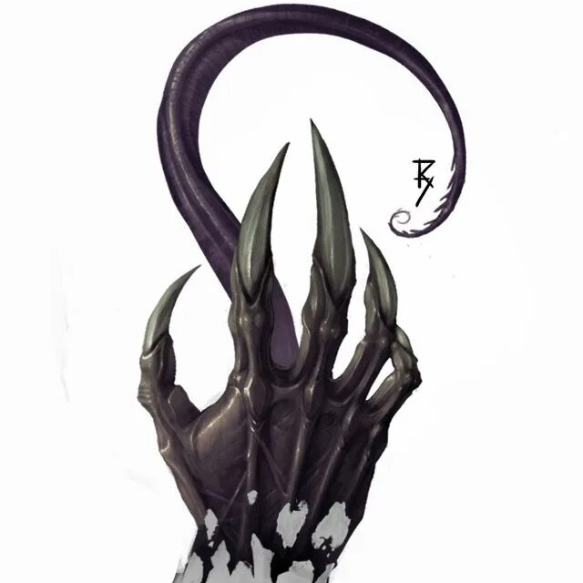 Daemon hand. Daemon hand