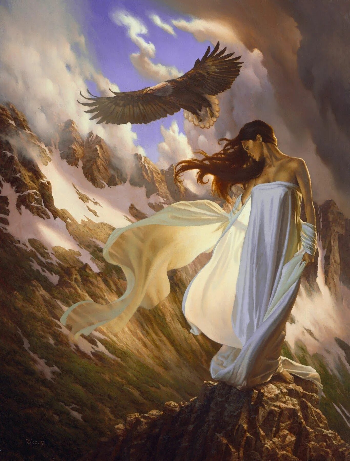 Christophe Vacher художник. Кристоф Вачер картины. Вармава богиня ветра. Картины фэнтези.