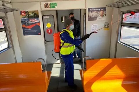 Работа на станциях электричек