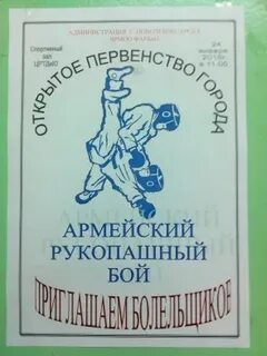 Рукопашный бой отчет