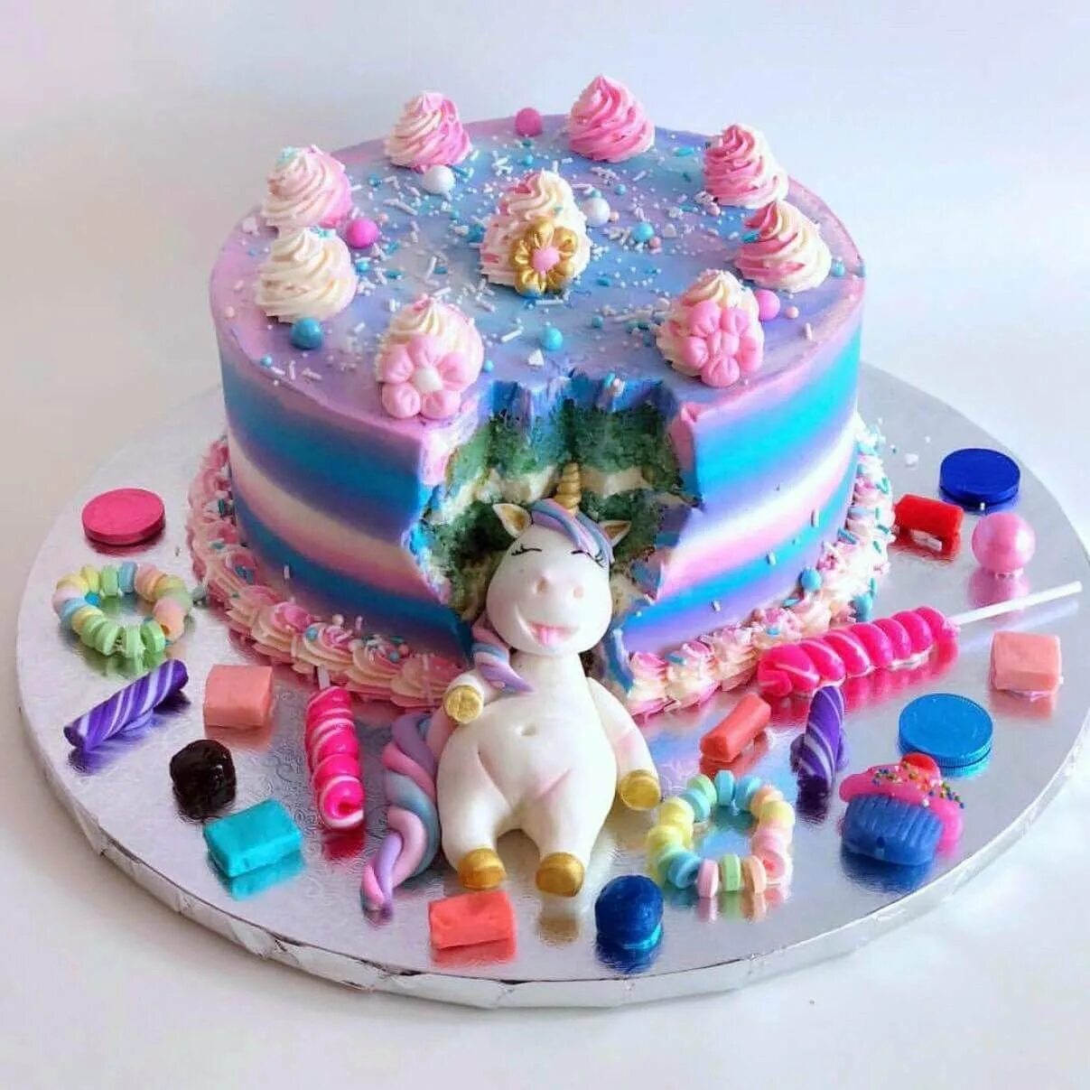 Детские торты. Необычный детский торт. Красивые торты для девочек. Тодик на день рождения девочке.