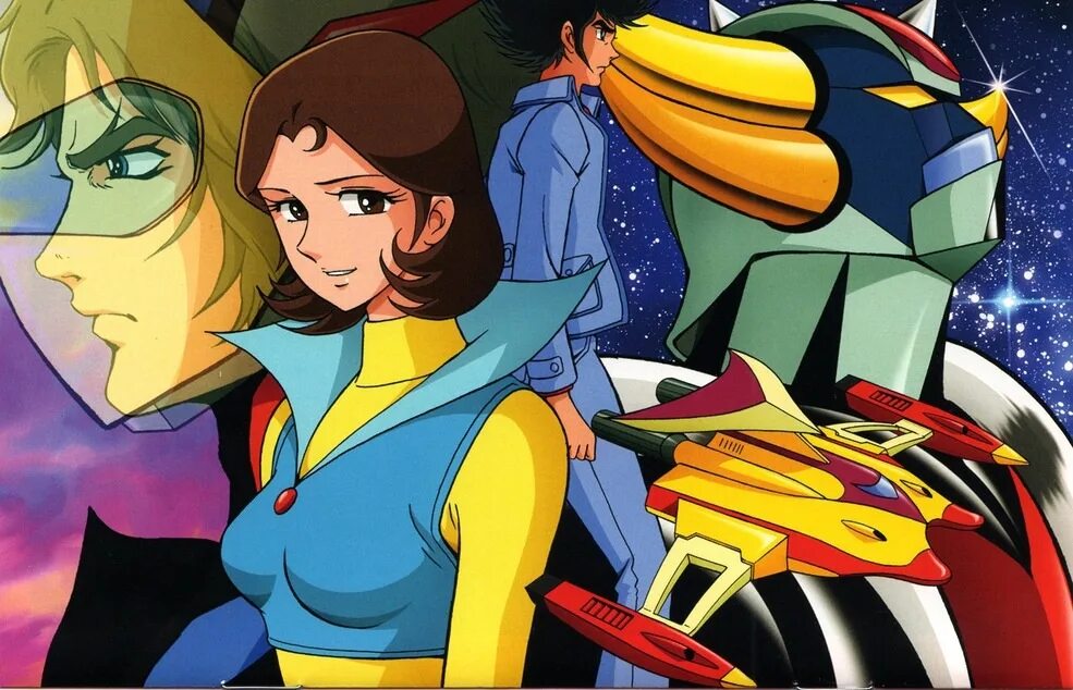 Grendizer. Грендайзер. Грендайзер герои. Робот Грендайзер.