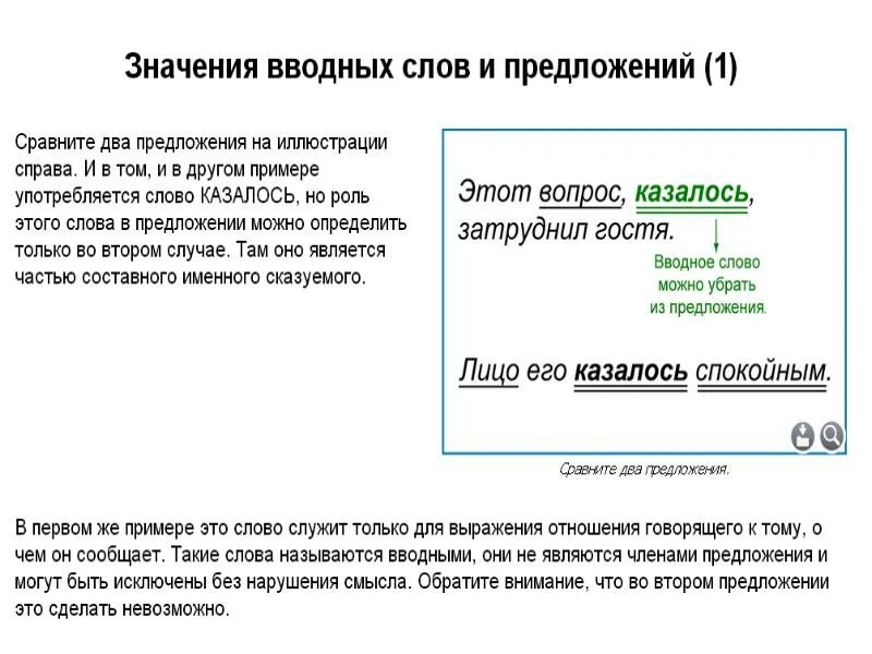 Казалось роль в предложении. Вводные предложения. Вводные слова и словосочетания. Предложение с вводным словосочетанием. Вводные слова словосочетания и предложения.