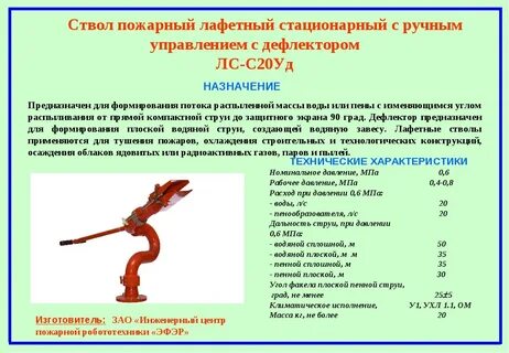 Пожарные свойства