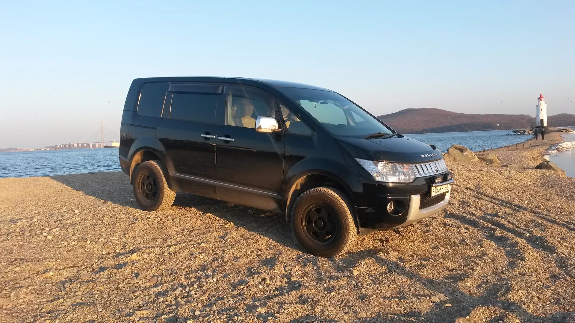 Delica d5. Delica d5 черная. Мицубиси Делика 5. Mitsubishi Delica d5 2007 Black.