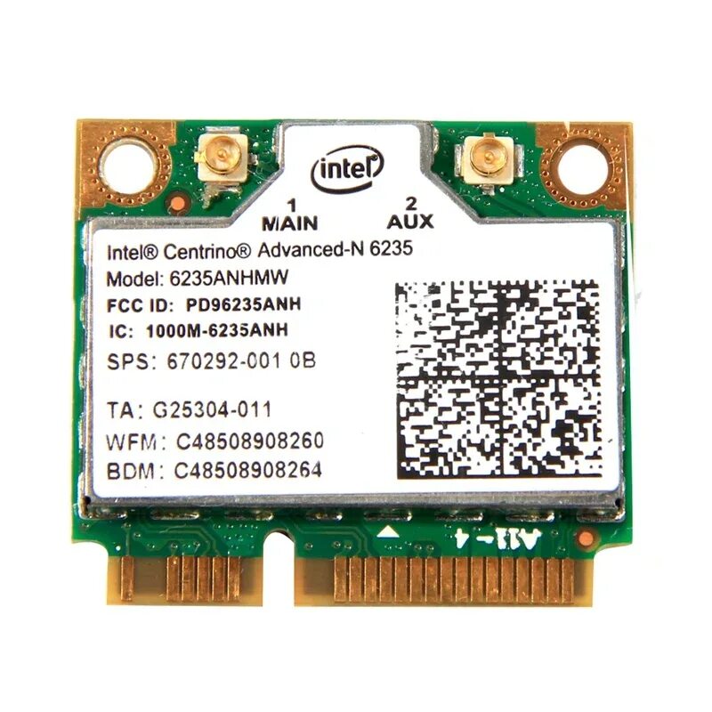 Intel centrino advanced n. Intel n6235. half mini pci-e wifi. centrino 6235. wi-fi модуль intel centrino.