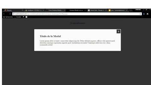 Всплывающее окно html