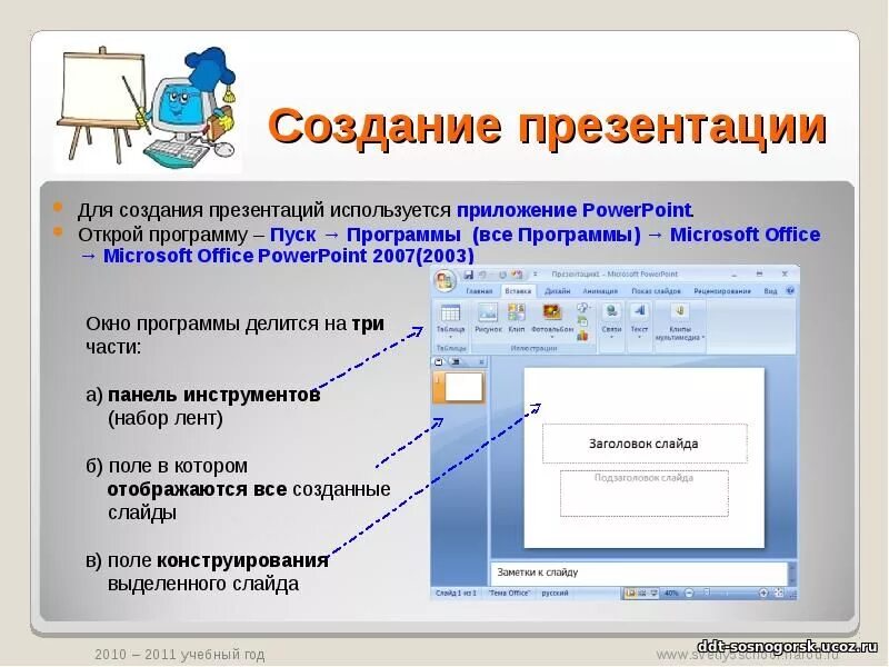 С чего началась профессия учителя информатики кратко. Сизова, р. В. Учимся создавать программы. Учусь создавать проект 1 кла.