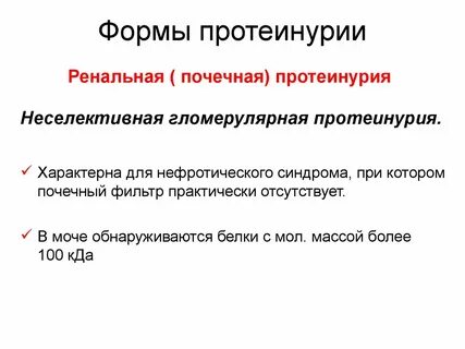 Что такое протеинурия