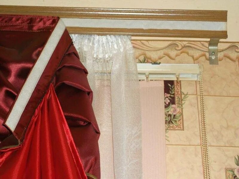 Как установить ламбрекены