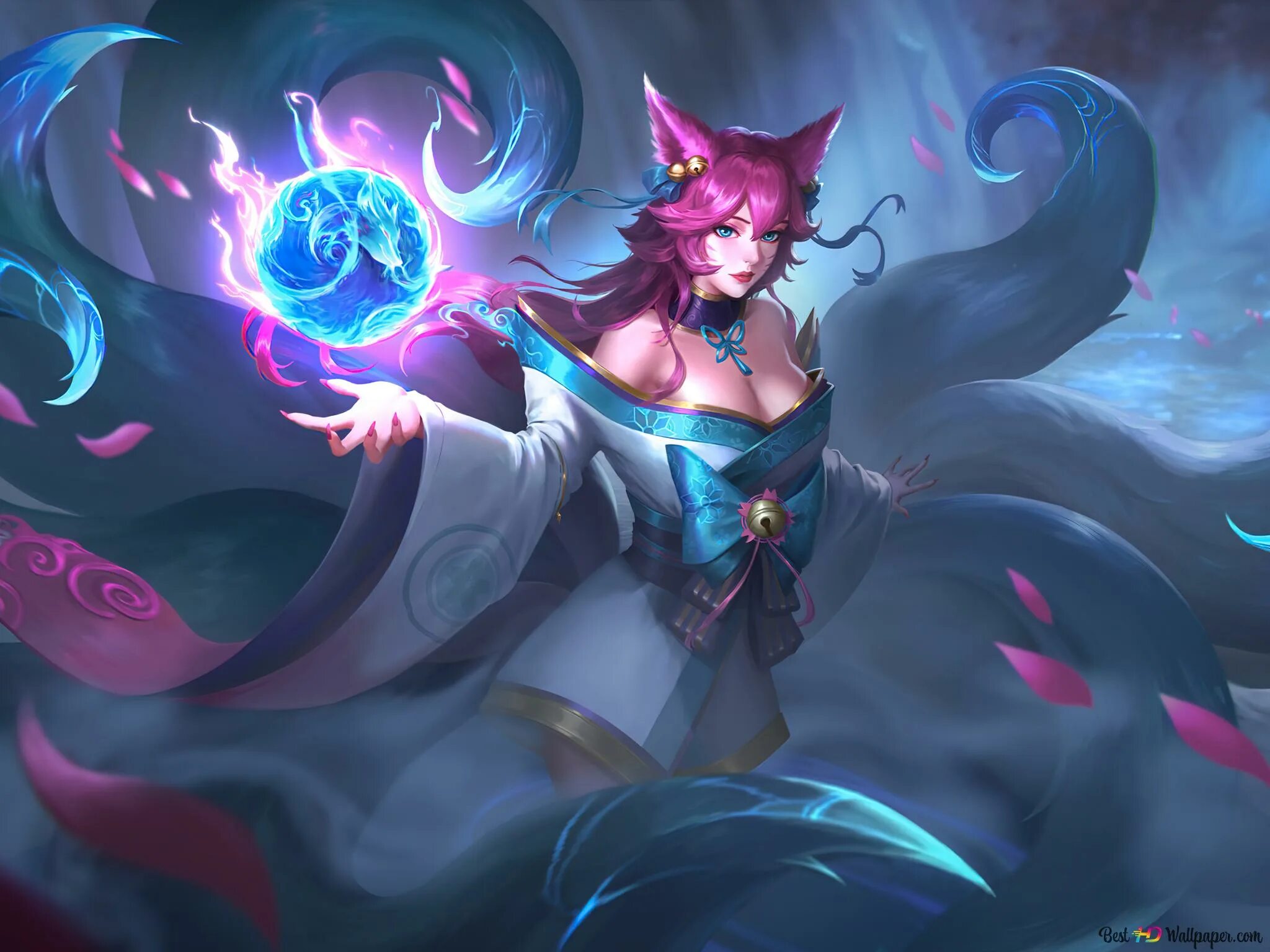 League legends animation. League of legends ари. ари лига легенд дух цветения. ари spirit blossom.