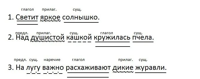 Помогите пожалуйста сделать синтаксической разбор. 1. Слабость после ранения уже
