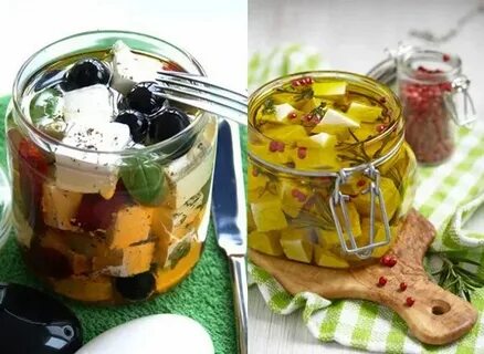 Маринованный острый сыр