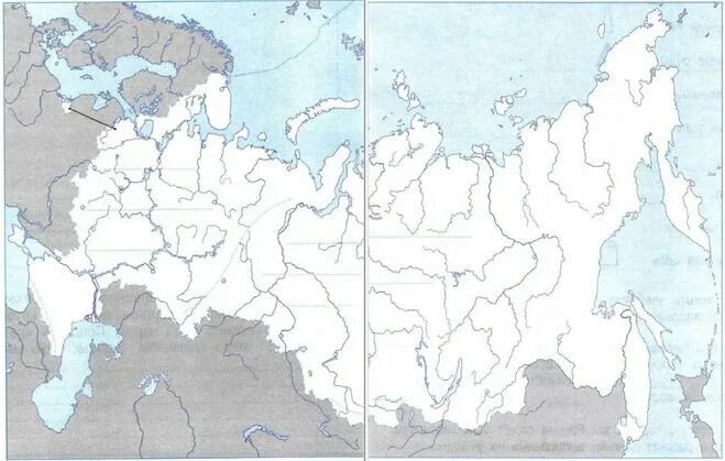 Контурные карты окружающий мир