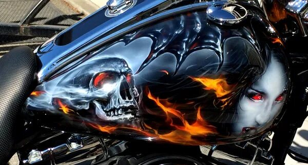 Untitled Motorcycle art painting, Motorcycle paint jobs, Motorcycle painting