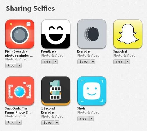 Sharing app store