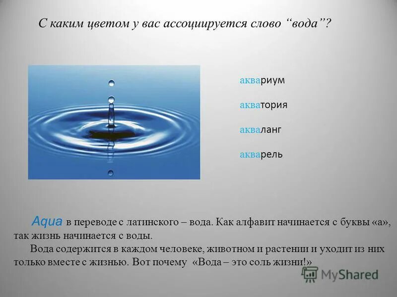 Данные по воде телефон. Слово вода. Происхождение слова вода. Вода в тексте. Слова к слову вода.