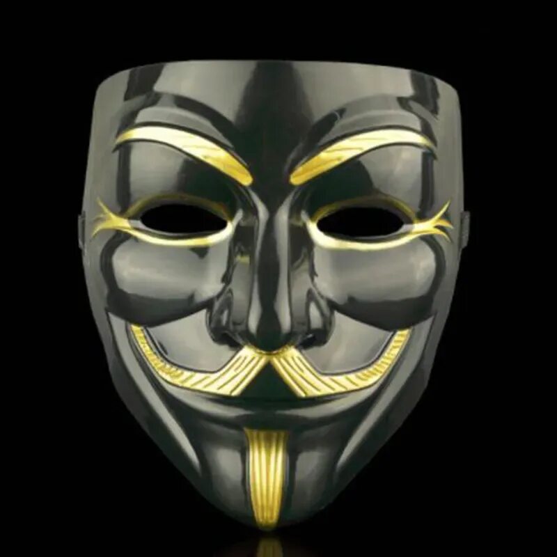 Маска 5 форум. Золотая маска Анонимуса. Анонимус в золотой маске. V Vendetta маска.