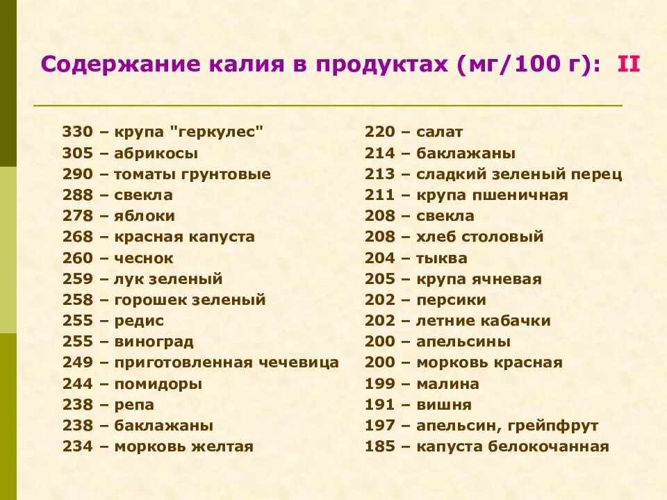 Калий в воде содержание. Продукты с высоким содержанием калия. Продукты с высоким содержанием калия таблица. В каких продуктах содержится калий в больших количествах. Продукты содержащие калий в большом количестве.