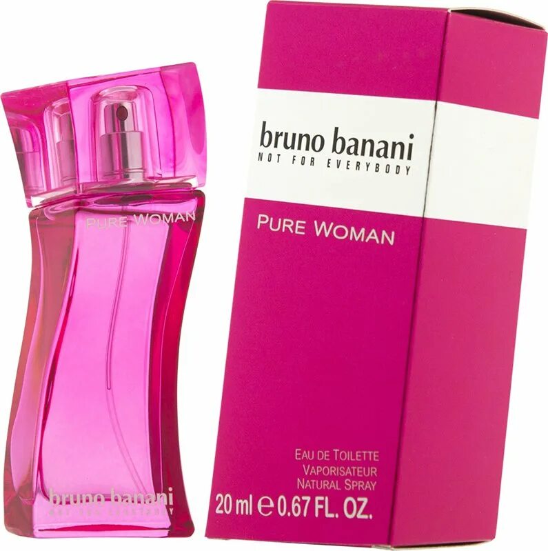 Bruno banani pure. Bruno Banani Pure woman. Bruno Banani Pure туалетная вода жен 40мл.