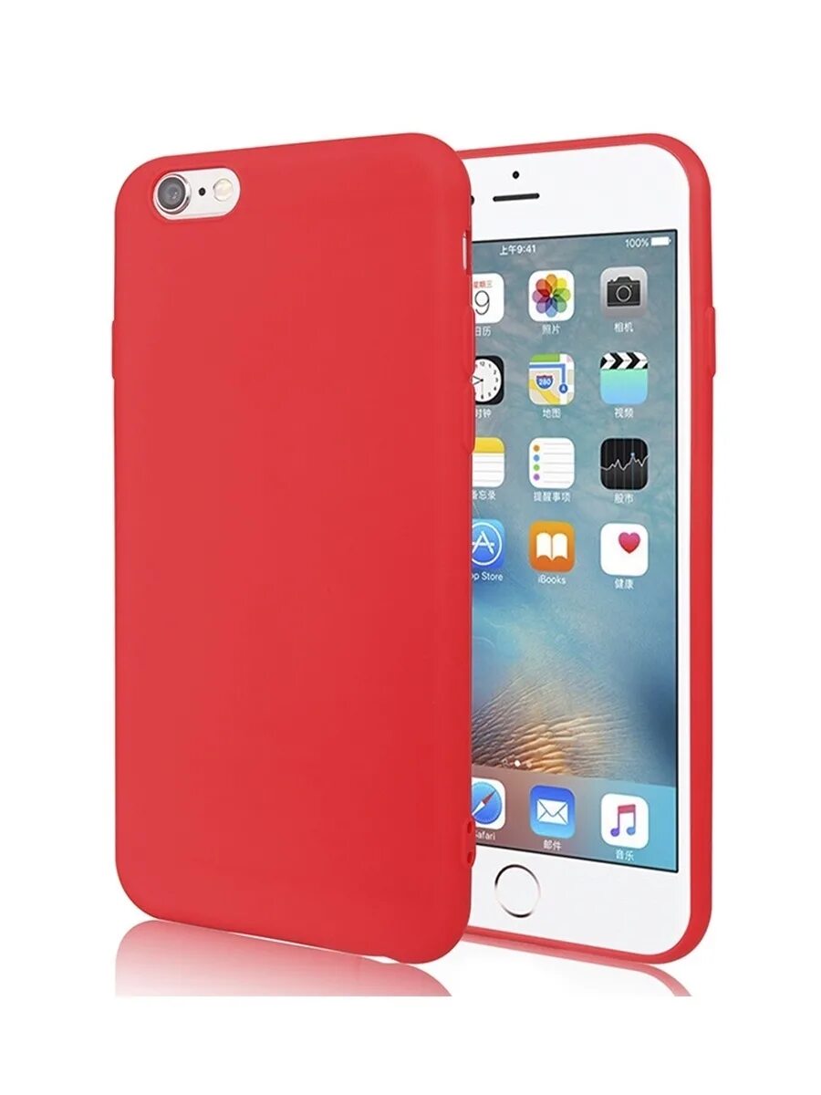 Красный чехол для телефона. Силиконовый чехол iphone 6s. Iphone 6s в Красном чехле. Айфон 6s красный. Iphone 6 Plus красный.