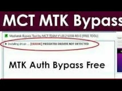 Mct mtk bypass