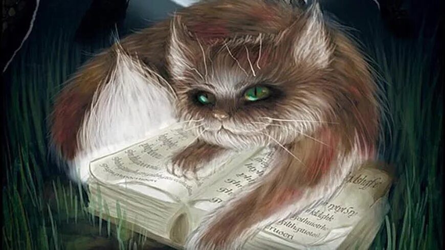 Кот кикиморы. Славянский кот баюн. кот баюн арт мифология. баюн славянская мифология. кот баюн мифология славян.