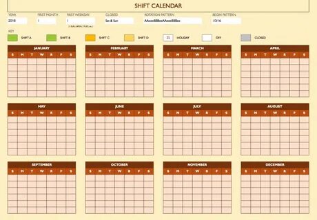 Working calendar