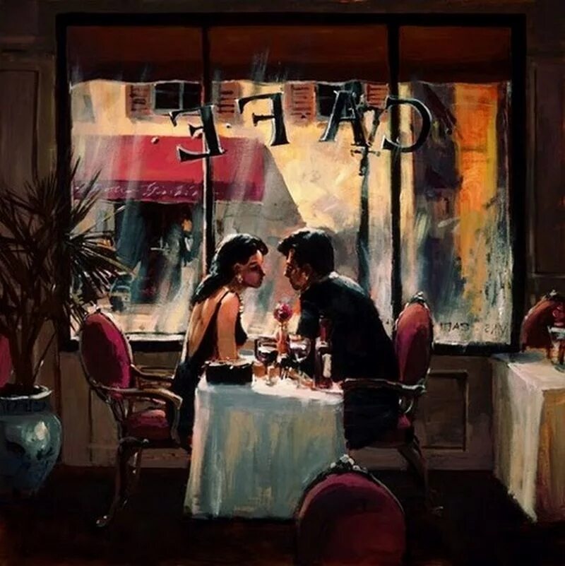 Брент Хейтон. Художник Brent Heighton. Брент Хейтон картины кафе. Брент Хейтон художник. Потом вечером скажу