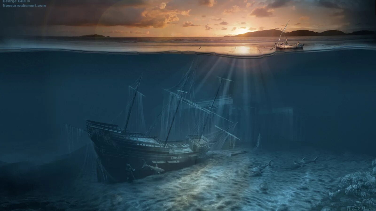 Палуба в тумане. Корабль-призрак, Балтийское море. Затонувший Галеон «Сан-Хосе». Летучий голландец Ладожского озера. Бермудский треугольник корабли призраки.