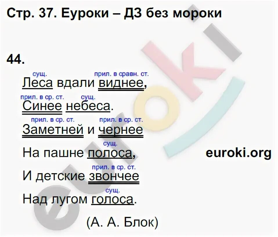 Вдали виднее синие. Леса вдали виднее синее небеса заметней и чернее на пашне полоса. Карточка номер 2 по русскому языку 7 класс леса в дали виднее.