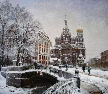 Зимний пейзаж питера