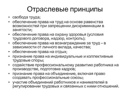 Принцип свободы труда означает