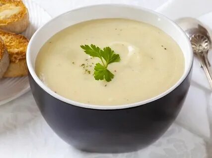 Суп пюре картофельный с сыром