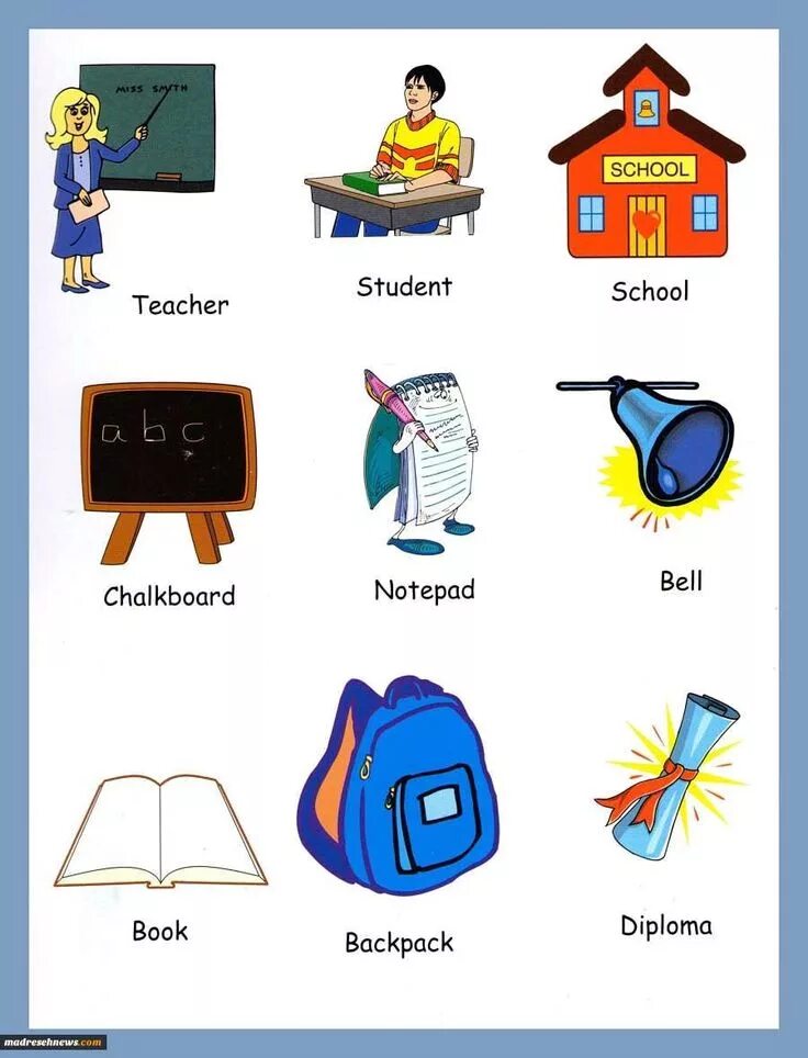 Школьные принадлежности на английском. School supplies карточки. My school vocabulary. Школьные предметы на английском. School objects flashcards for kids.